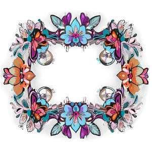Boho Cute Frame PNG 06262024 PNG