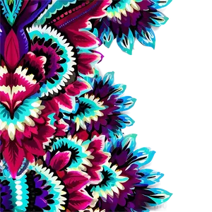 Boho Floral Pattern PNG 06202024 PNG