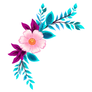Boho Flowers Clip PNG Gtx22 PNG