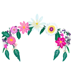 Boho Flowers Garden PNG 06272024