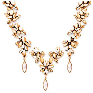 Boho Gold Necklace PNG Cll PNG