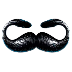 Bold Biker Mustache PNG Iot47
