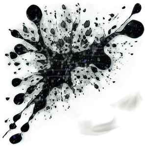 Bold Black Splatter Stroke PNG Ntc10 PNG