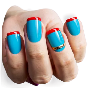 Bold Color Acrylic Nails Png Vbc56 PNG image