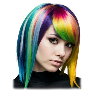 Bold Emo Hair Color Png 12 PNG image