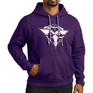 Bold Purple Hoodie Outline Png 06292024 PNG image