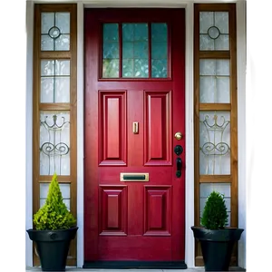 Bold Red Front Door Png Yvu PNG image