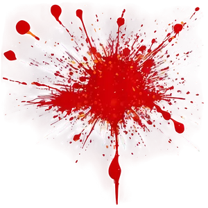 Bold Red Splatter Effect Png 13 PNG image