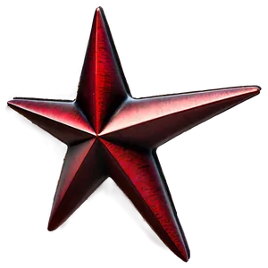 Bold Red Star PNG Ruj50 PNG