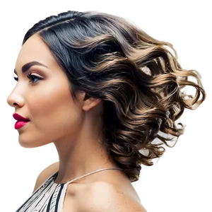 Bold Statement Hair Waves PNG Exi PNG
