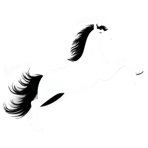 Bold Unicorn Silhouette PNG Doa94 PNG