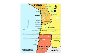 Bolivia Chile Peru Borders Map PNG image