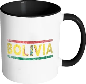 Bolivia Flag Design Mug PNG image