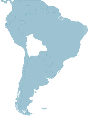 Bolivia Outlinedon South America Map PNG
