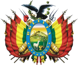 Bolivian Coatof Arms PNG