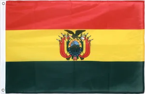 Bolivian National Flagwith Coatof Arms PNG