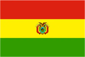 Bolivian National Flagwith Coatof Arms PNG image