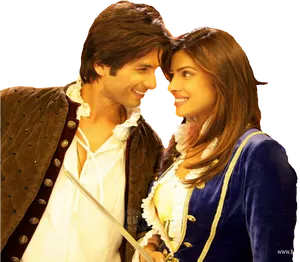 Bollywood Movie Costume Romance PNG image