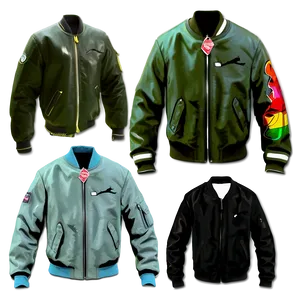 Bomber Jacket D PNG image