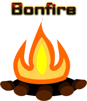 Bonfire Logo Graphic PNG image