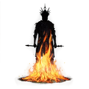 Bonfire Silhouette Dark Souls Png Kly PNG image