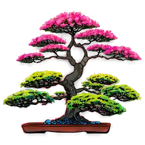 Bonsai Tree At Sunrise Png 18 PNG image