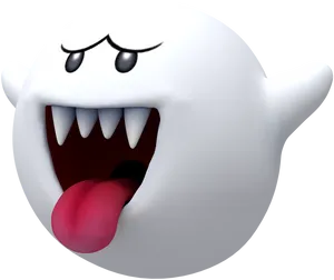 Boo Ghost Character3 D Render PNG