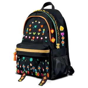 Book Bag With Embroidery Detail PNG 06282024