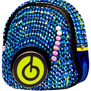 Book Bag With Headphone Port Music PNG 4