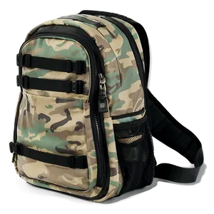 Book Bag With Side Pockets Utility PNG 42