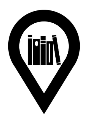 Book Lover Heart Pin Icon