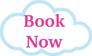 Book Now Cloud Graphic PNG image