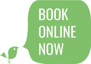 Book Online Now Bird Graphic PNG image