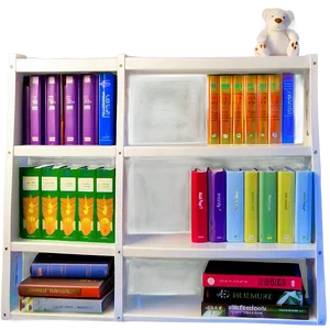 Book Series On Shelf PNG 06262024