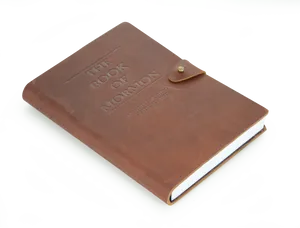 Bookof Mormon Leather Cover PNG image