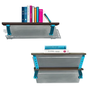 Books On Floating Shelf PNG 19