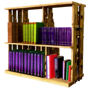 Bookshelf For Textbooks PNG 05242024 PNG