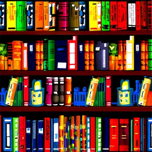 Bookshelf Vector Graphic Png Dgk PNG image