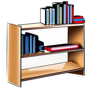 Bookshelf Vector Graphic Png Fyx PNG image