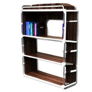 Bookshelf With Reading Nook PNG 05242024