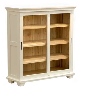 Bookshelf With Sliding Doors PNG 96 PNG