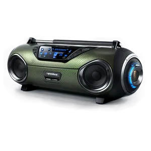Boombox With Bluetooth Connectivity Png Adj14 PNG image