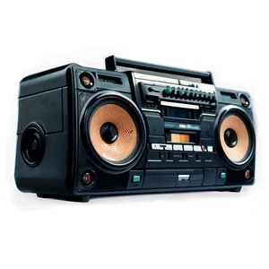 Boombox With Cassette Player Png 89 PNG image