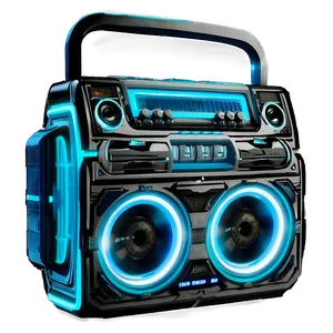 Boombox With Led Lights Png 75 PNG image