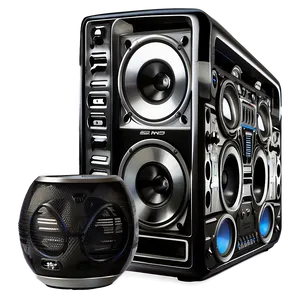 Boombox With Speakers Png Eun PNG image