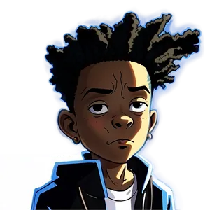 Boondocks Riley Freeman Profile Png 06252024 PNG image