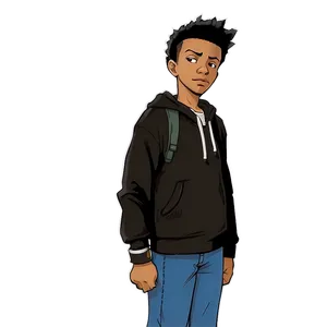 Boondocks Riley Freeman Youth PNG Wtu PNG