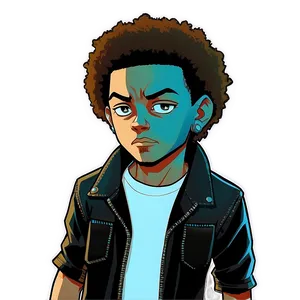 Boondocks Style Riley Freeman PNG 06252024 PNG