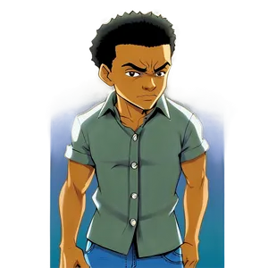 Boondocks Style Riley Freeman PNG Hyw25 PNG