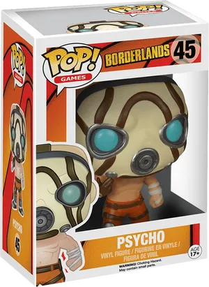Borderlands Psycho Pop Vinyl Figure45 PNG